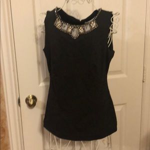 Women’s CAbi form-flattering jeweled tank top